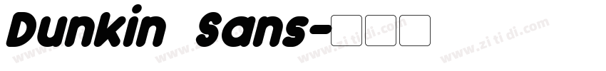 Dunkin Sans字体转换